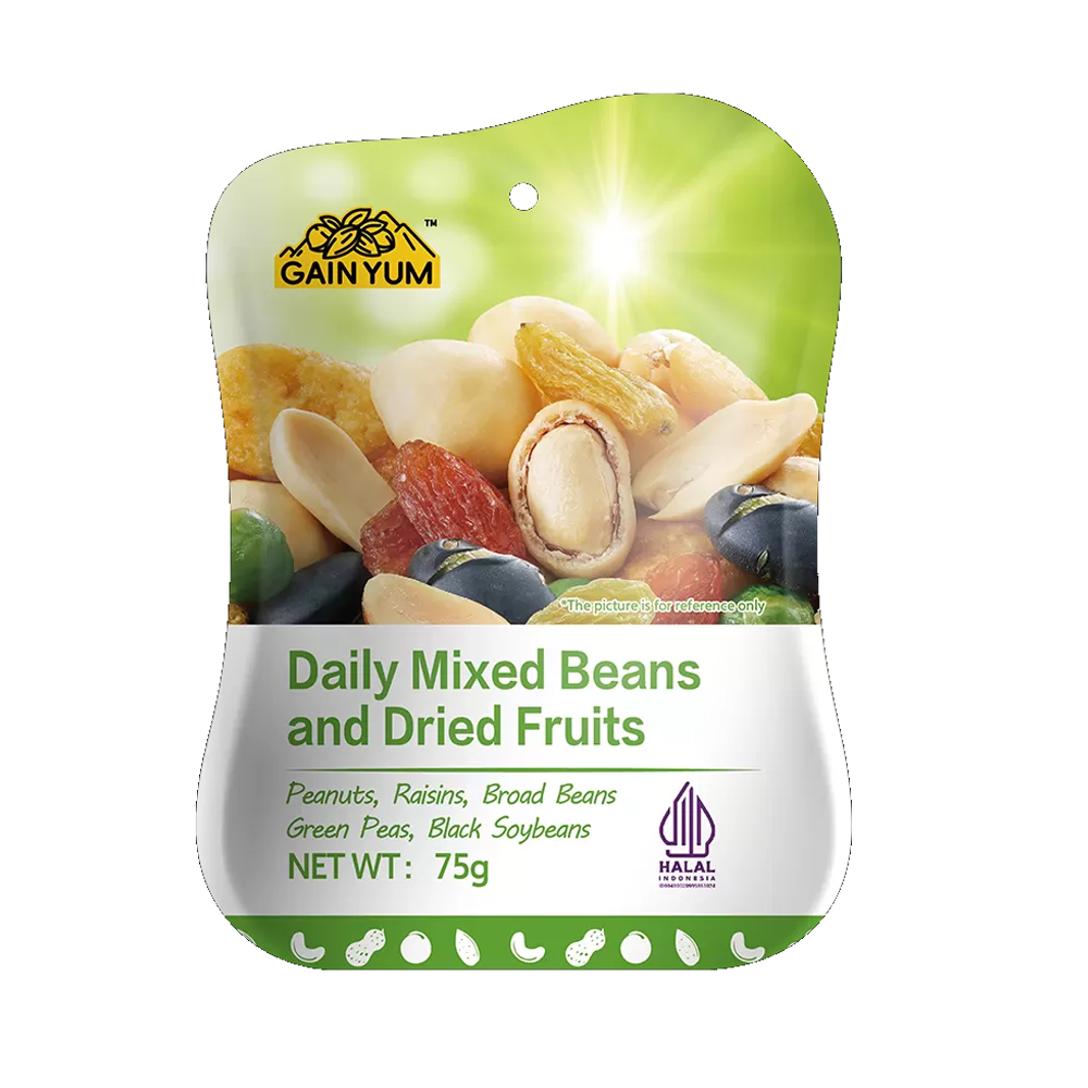 GAN YUAN DAILY MIXED BEANS AND DRIED FRUITS 75G50PKT