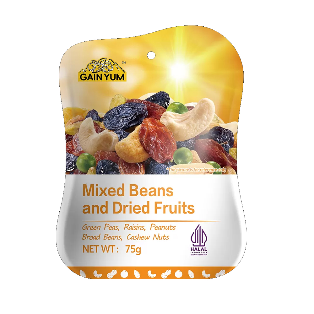 GAN YUAN MIXED BEANS AND DRIED FRUITS 75G50PKT