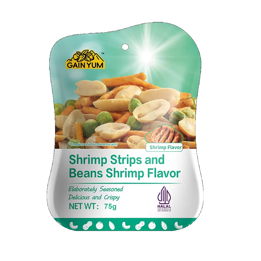 GAN YUAN SHRIMP STRIPS AND BEANS SHRIMP 40G