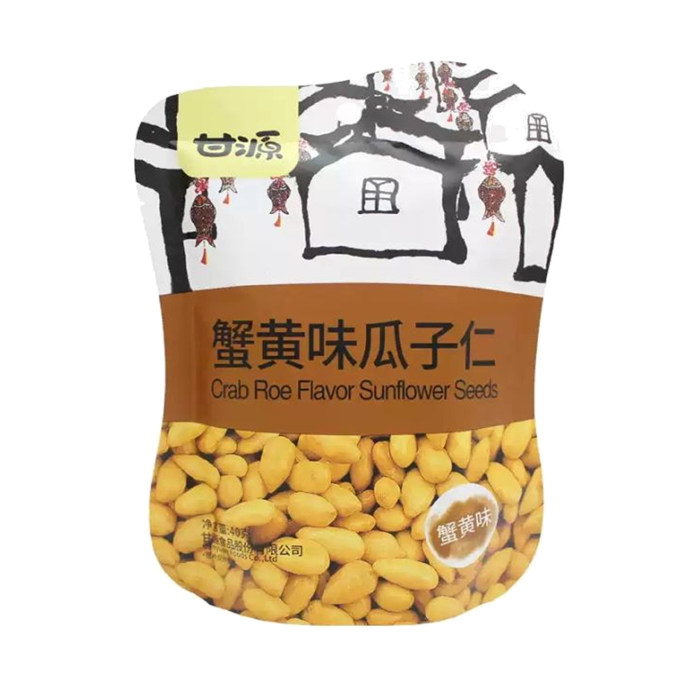Gan Yuan CRAB ROE FLAVOR SUNFLOWER SEEDS